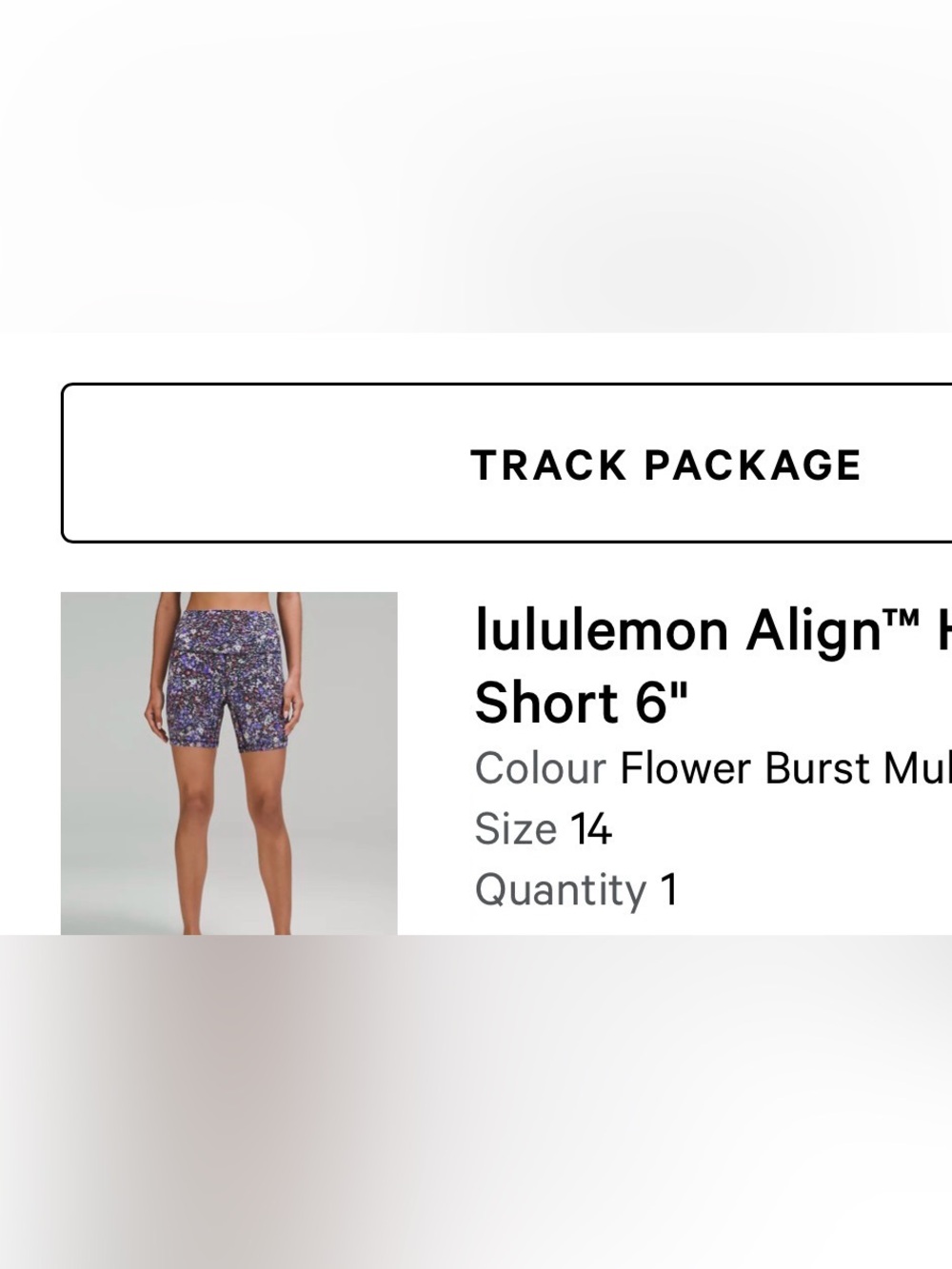 lululemon athletica floral align shorts